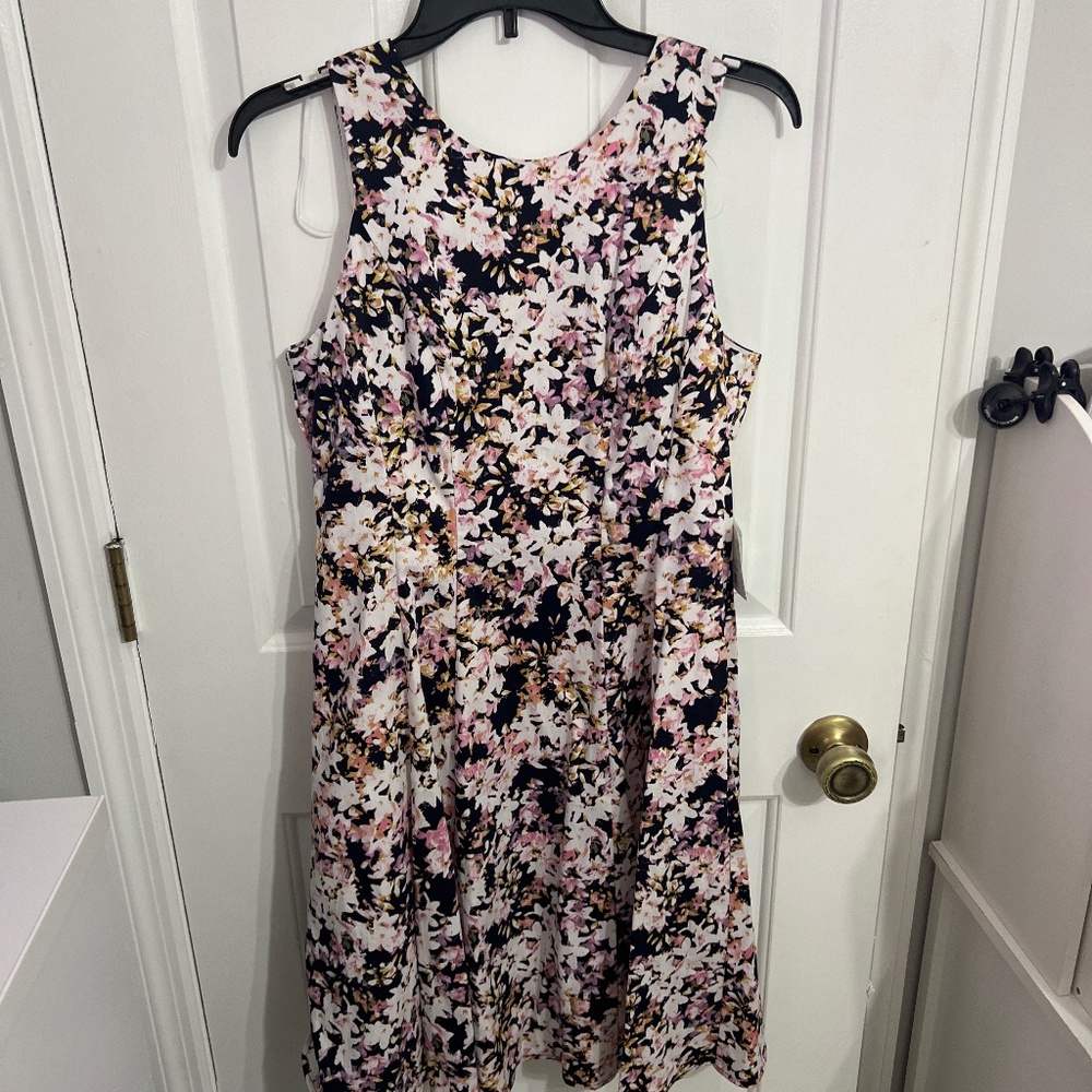 Floral midi dress